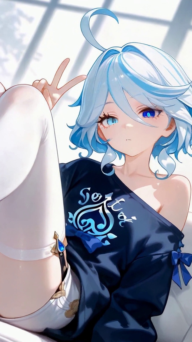 居家芙宁娜 二次元美少女