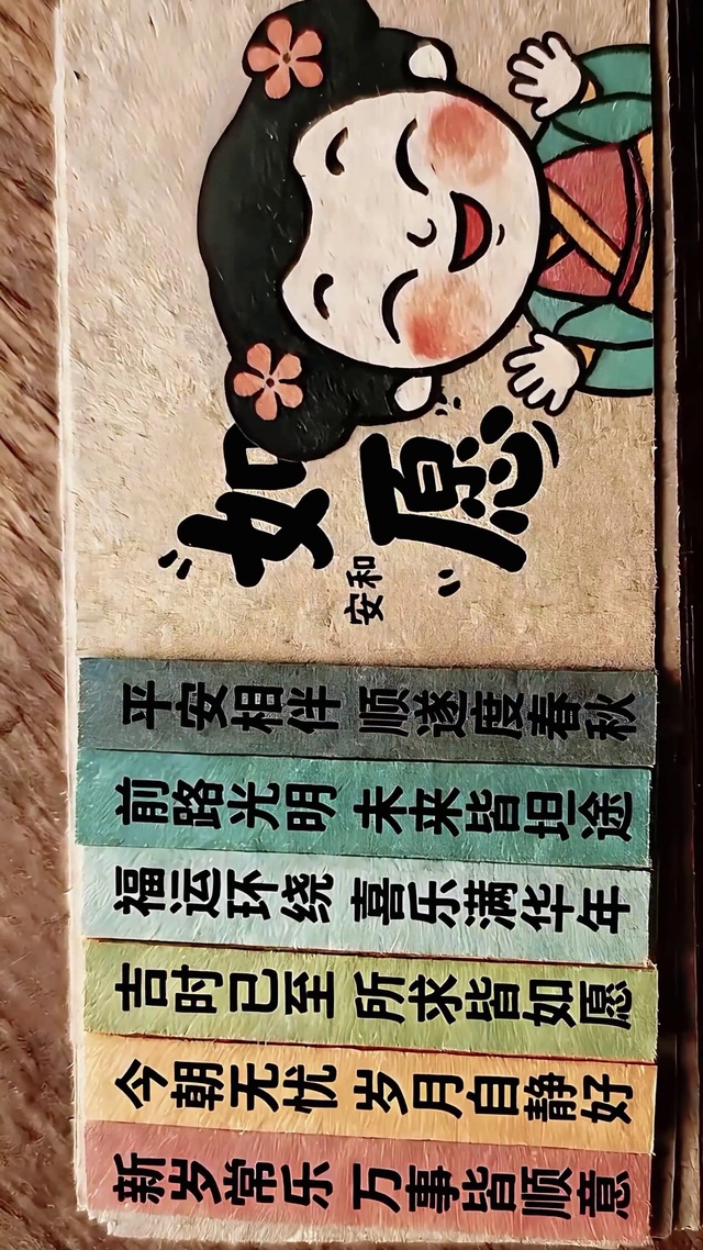 复古祝福签
