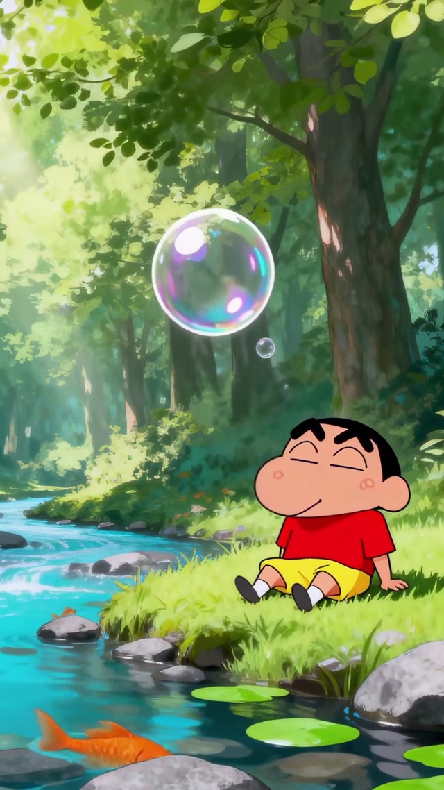 森林氧吧河流小新