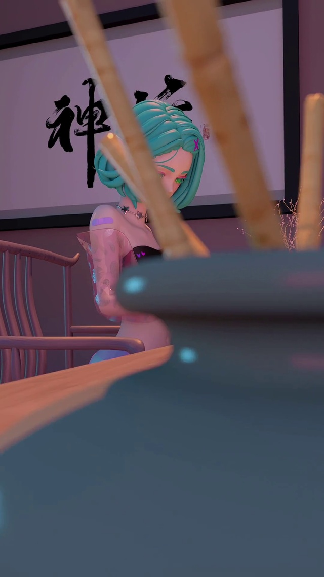 国风甜酷神龙少女