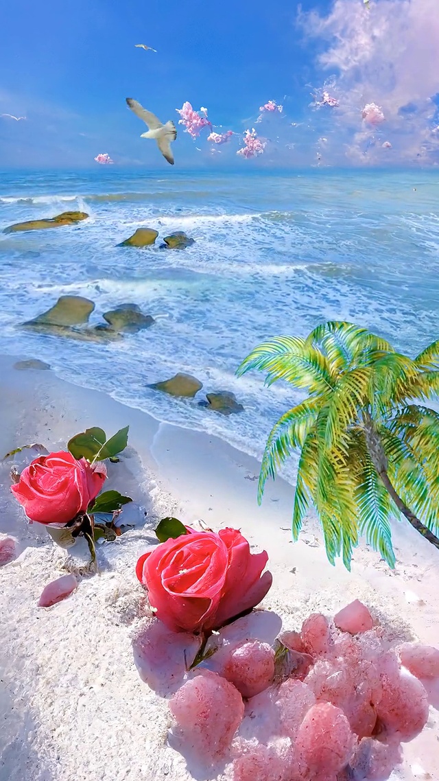 海边玫瑰