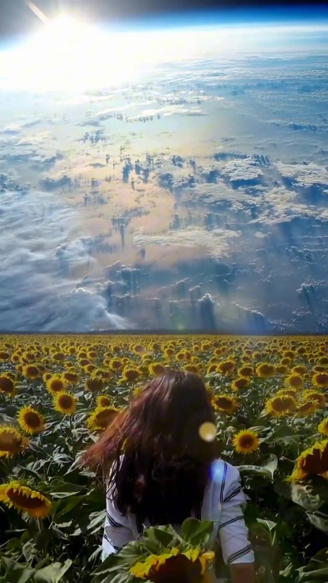 梦中的向日葵花田