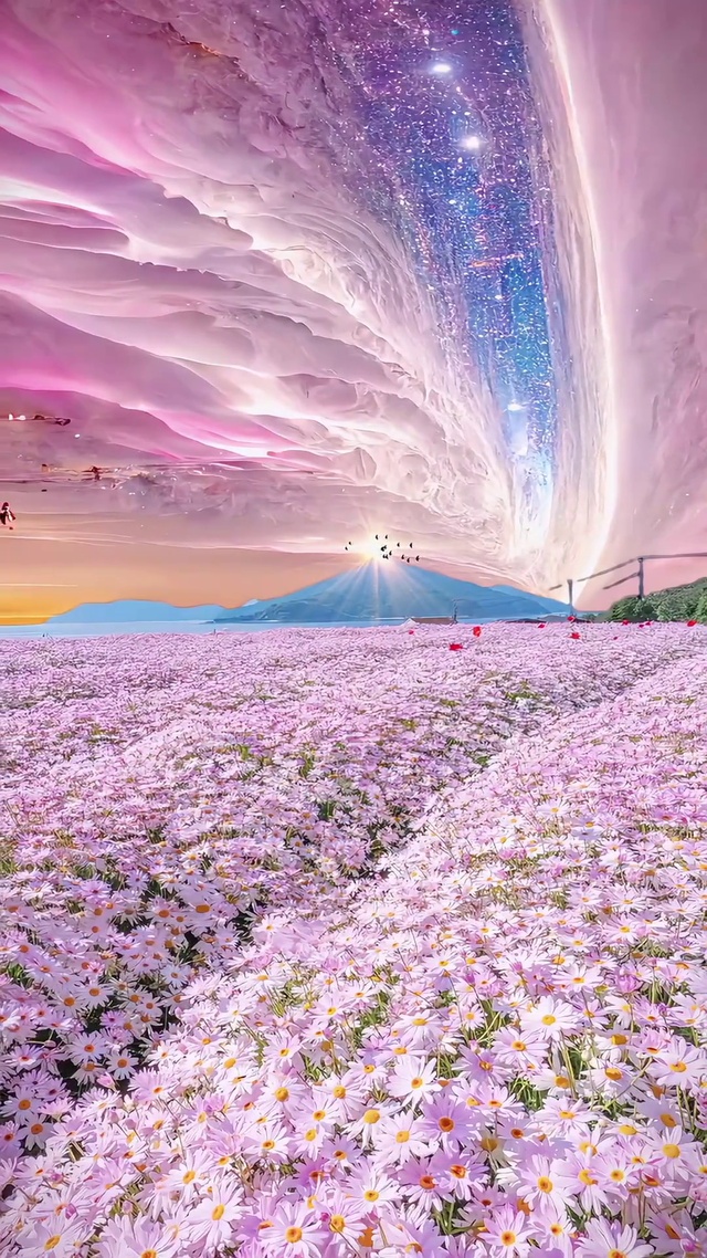 浪漫雏菊花海