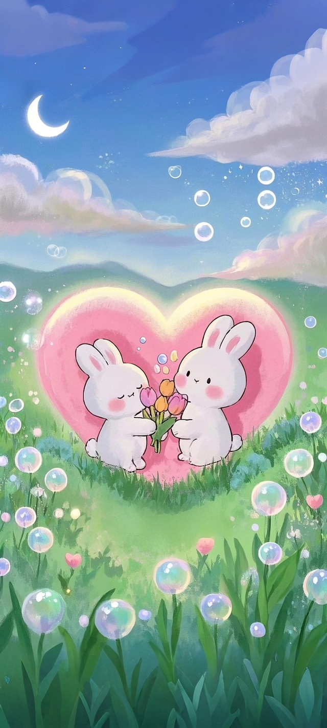 心映萌兔，花前蜜意