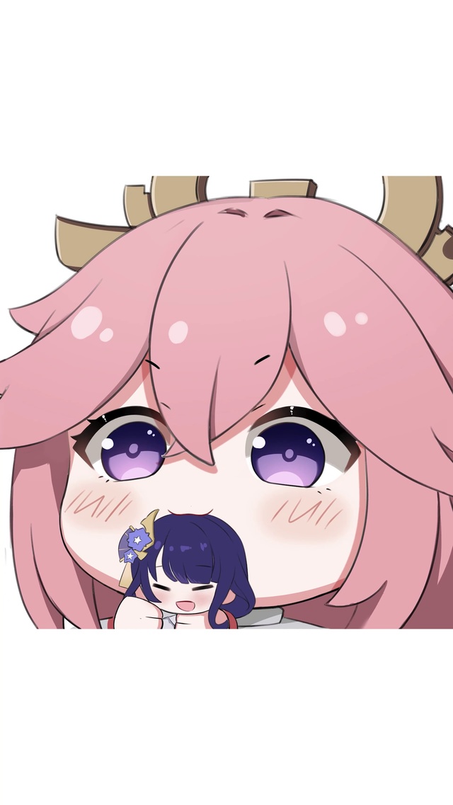 八重神子表情包-画师：药璃