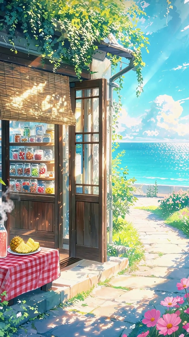 浪漫海边商店