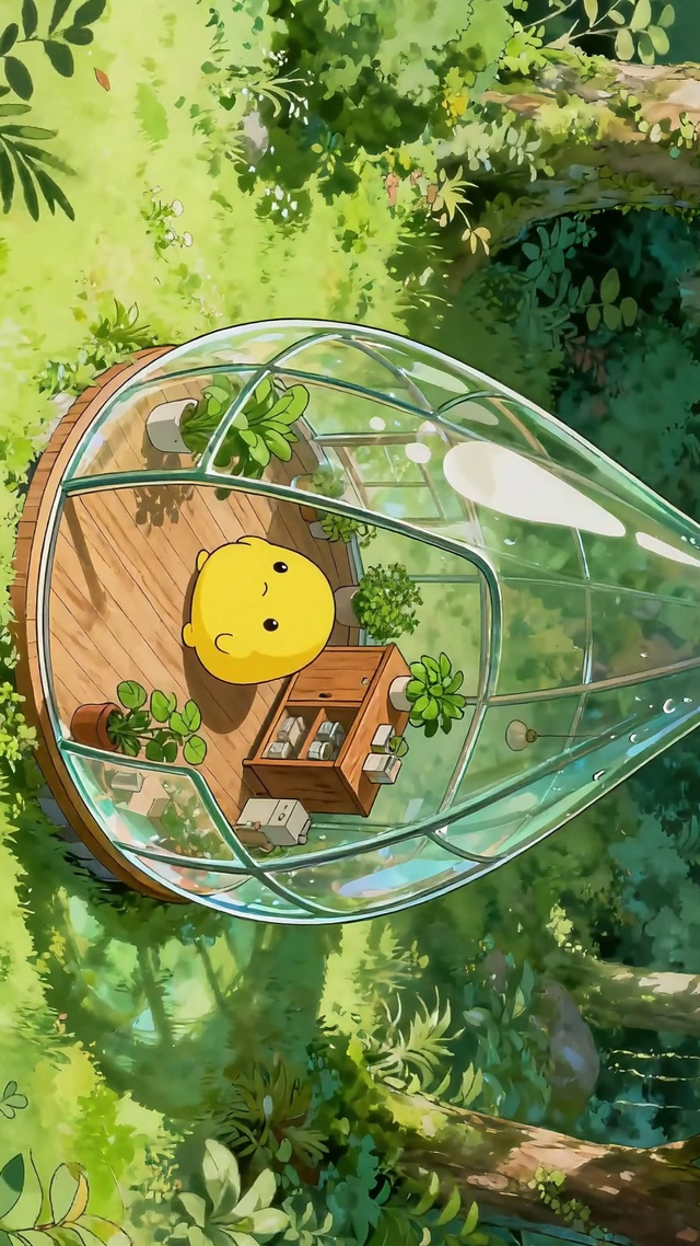 玻璃房里的小黄