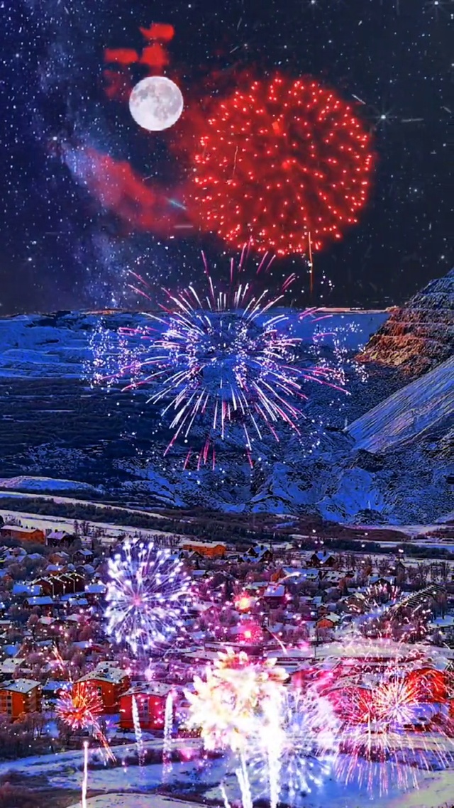 绚丽烟花