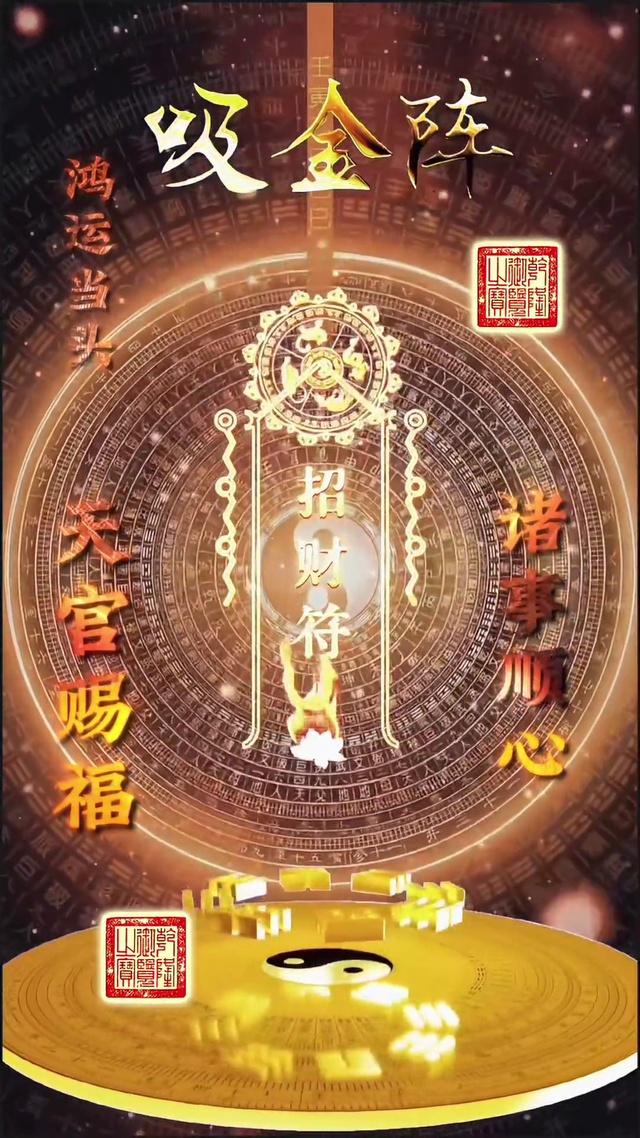 吸金阵好运壁纸