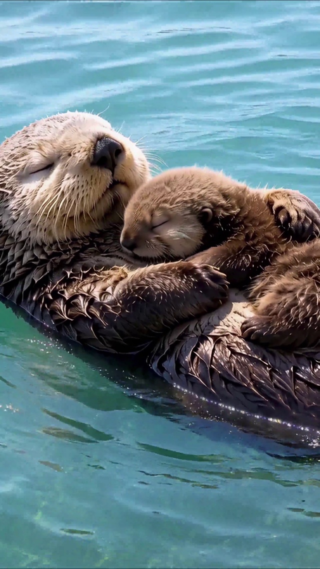 温馨小海獭