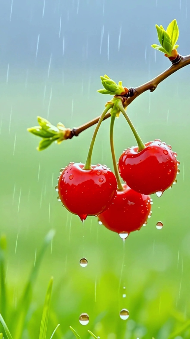 护眼樱桃小雨4K
