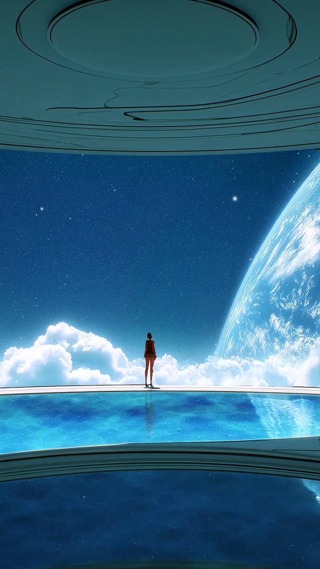 科幻星球船舱