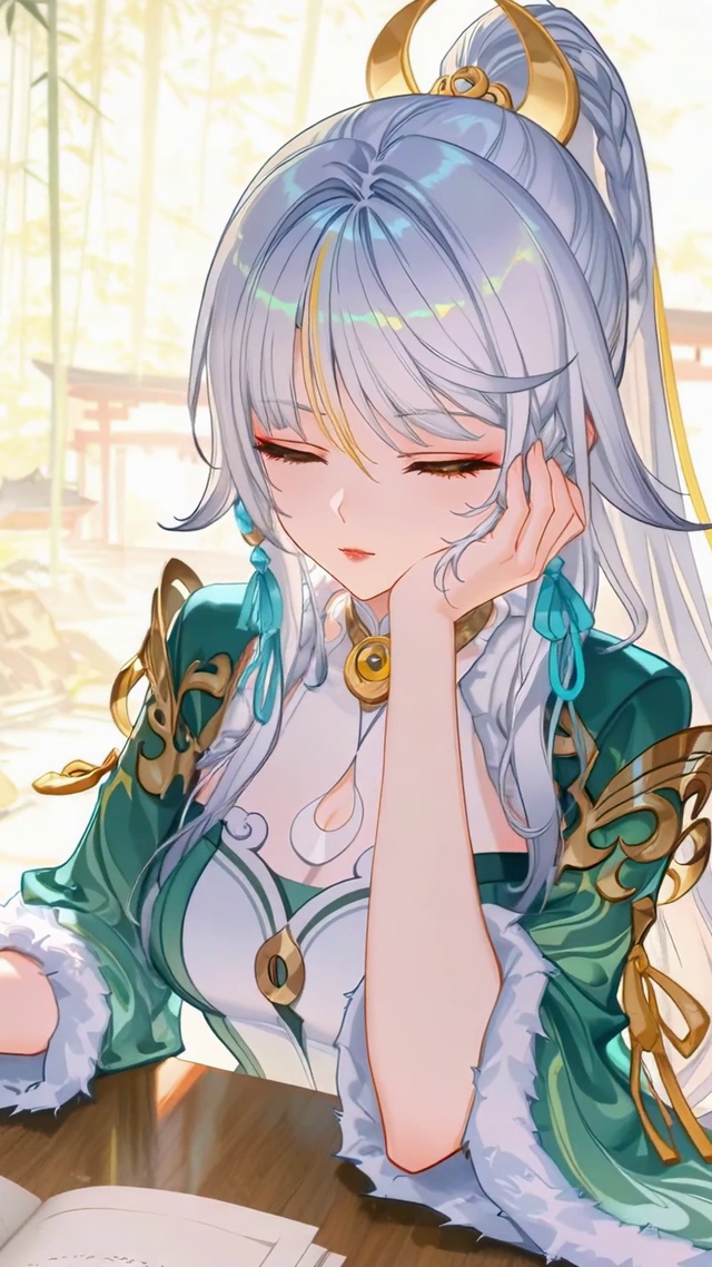 竹林幽窗里的兹白