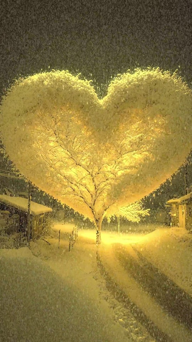 浪漫爱心树
