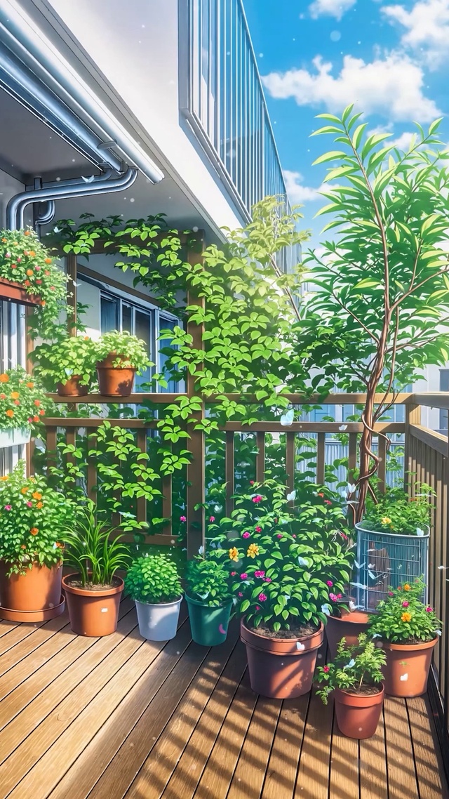 夏日阳台