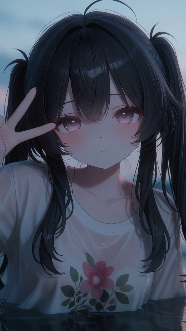 水中女孩