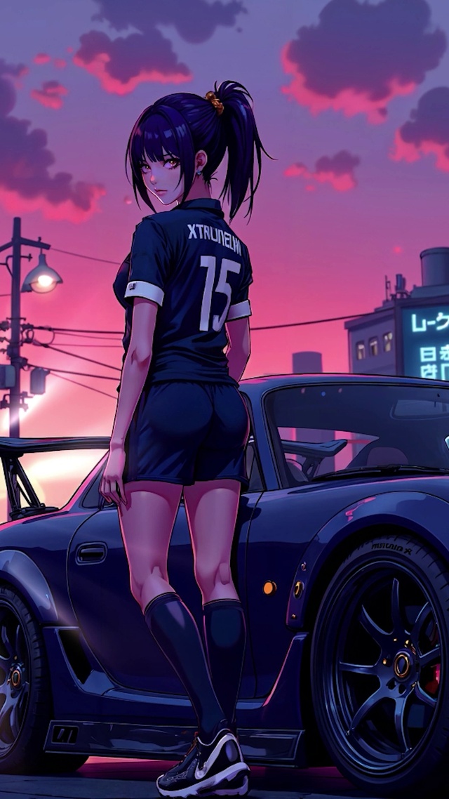 女孩汽车