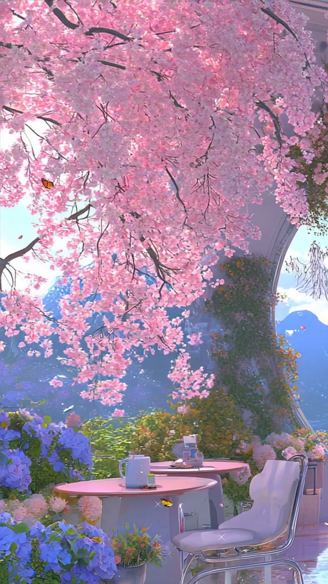 舱外护眼绿景树木