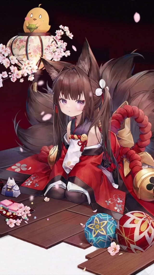 碧蓝航线天城可爱兽耳娘小狐狸