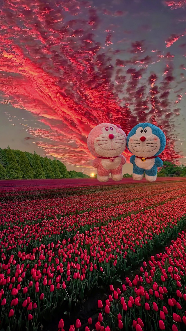 浪漫郁金香花海