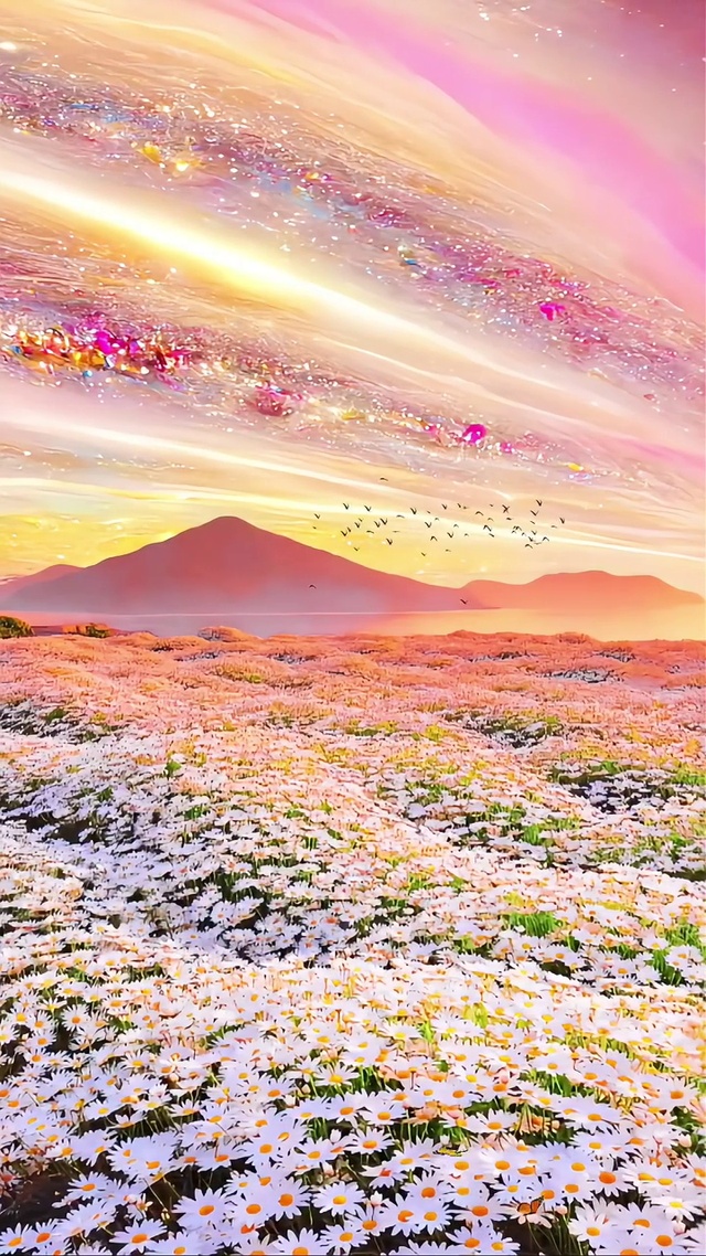 温柔浪漫的花海