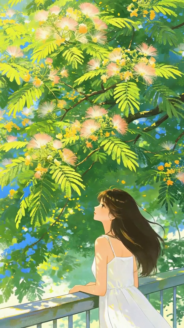 绒花树下