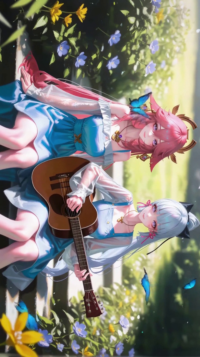 双子吉他花海