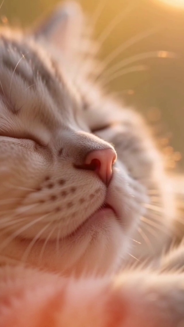 酣睡的小猫_1
