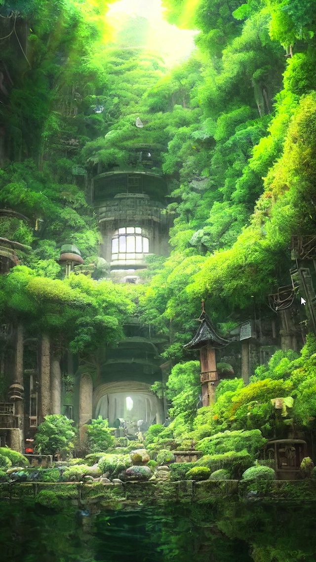 养眼治愈山泉
