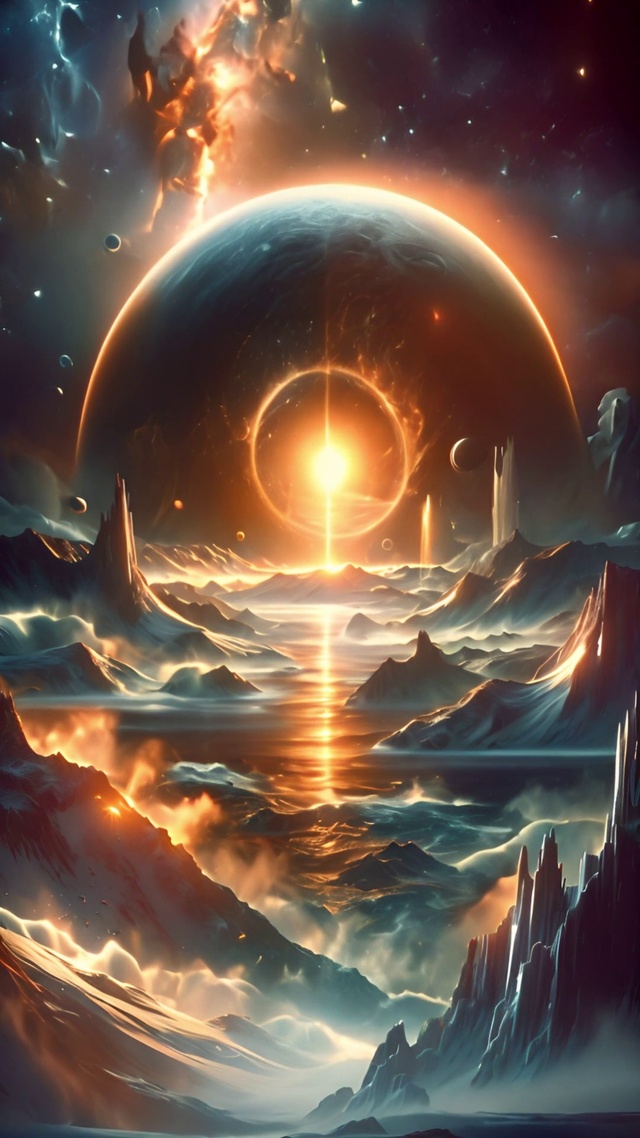 星球毁灭前的末日景象