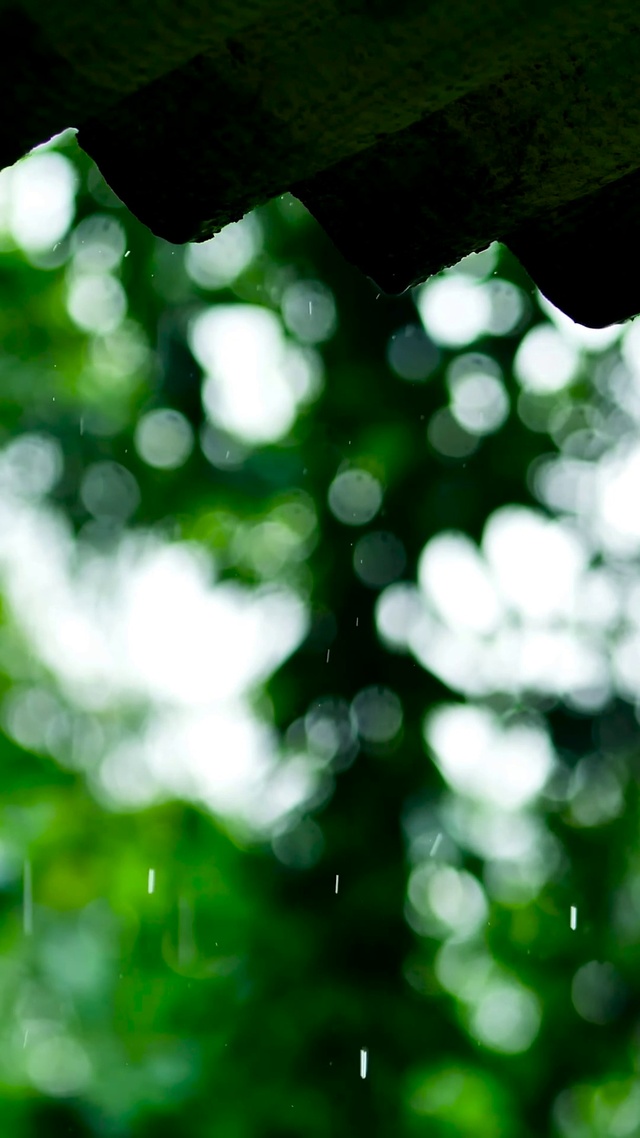 静心屋檐雨