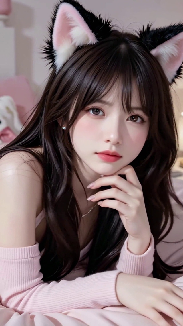 猫耳少女卧室