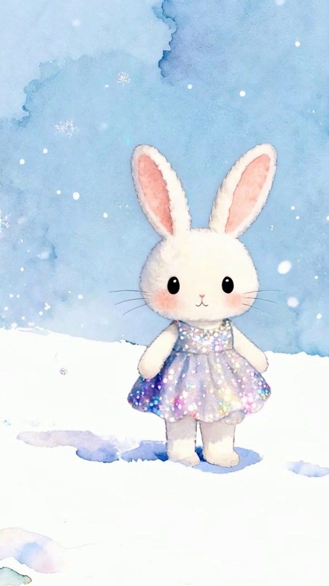 雪地兔子