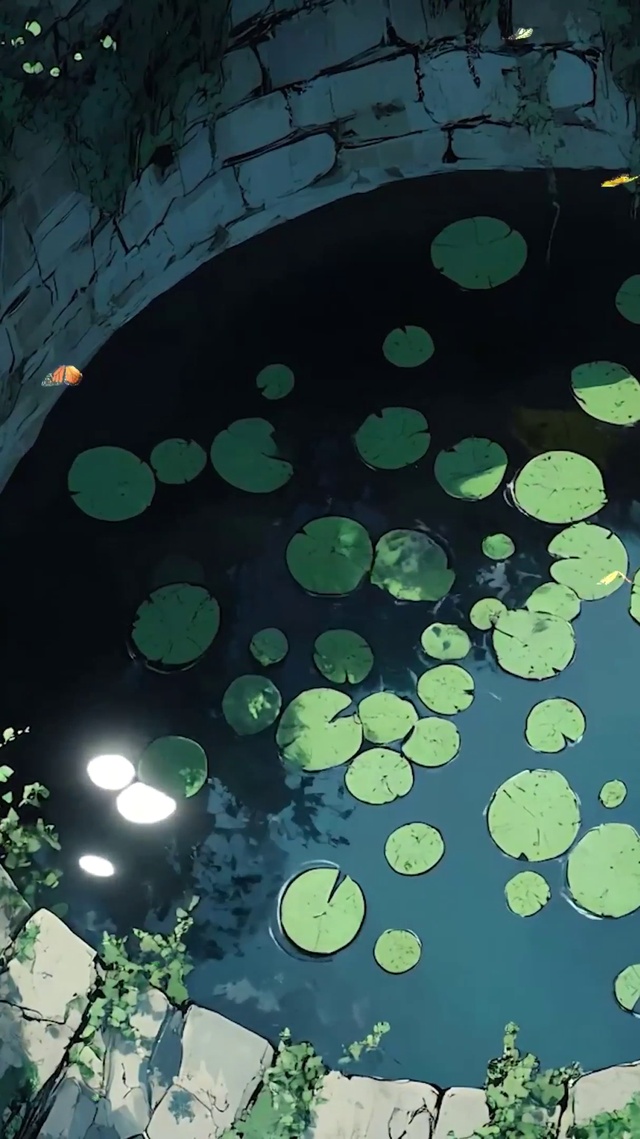夏天池塘