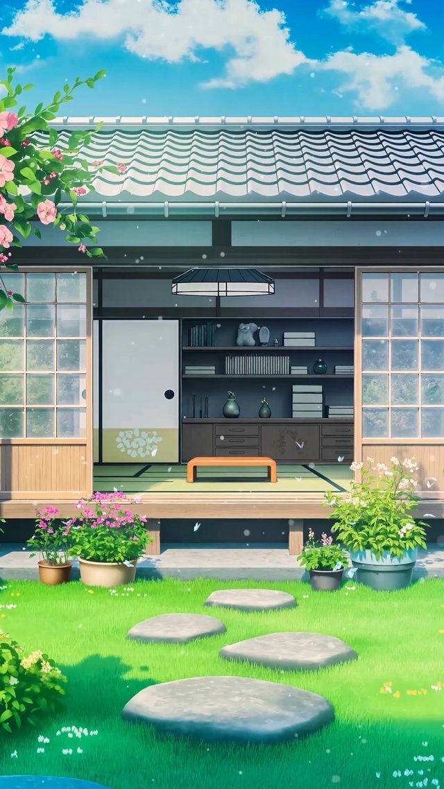 夏日庭院