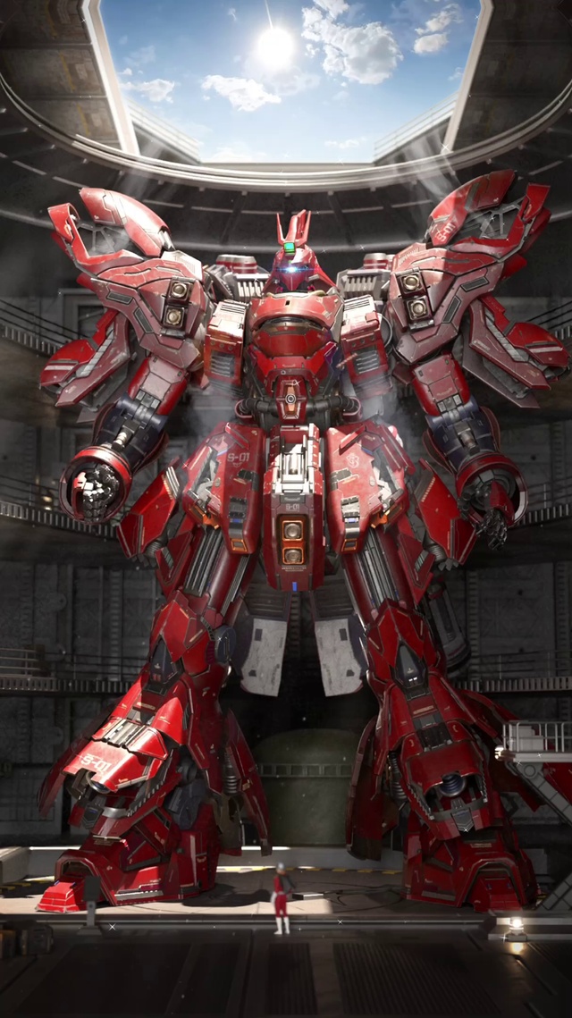 红色高达机甲战士