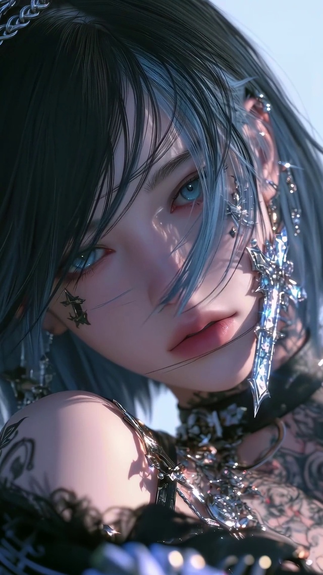 二次元精致美女