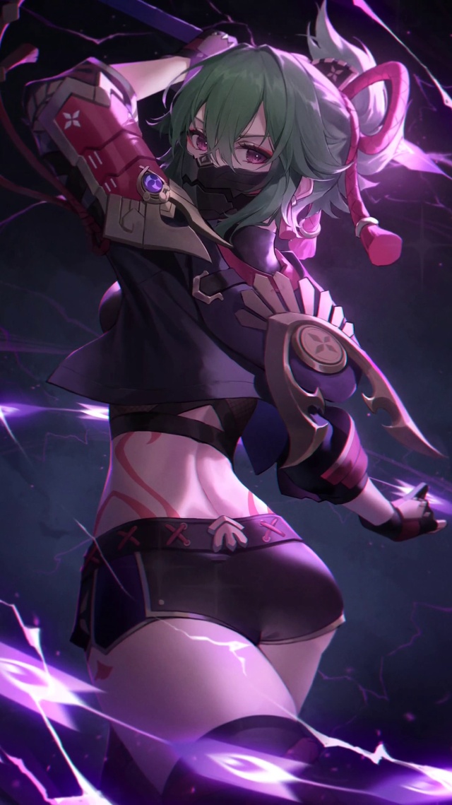 超帅气战斗女忍者