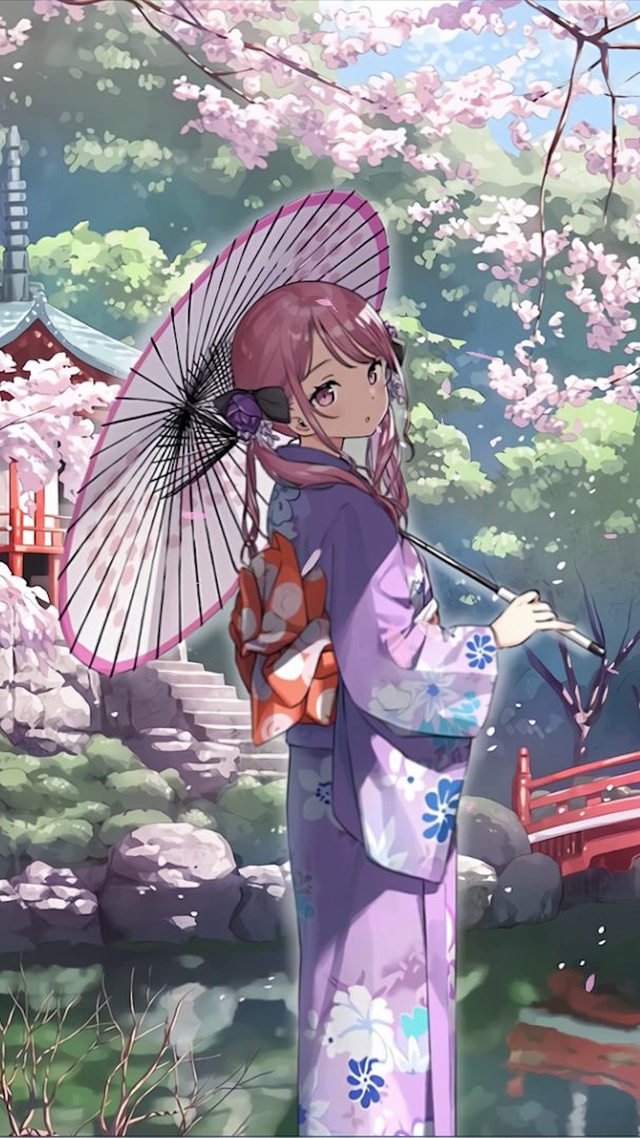 樱花雨少女