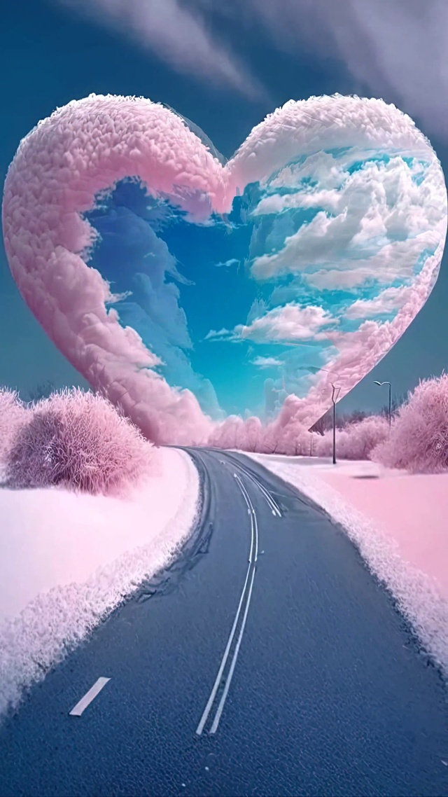 浪漫爱心云