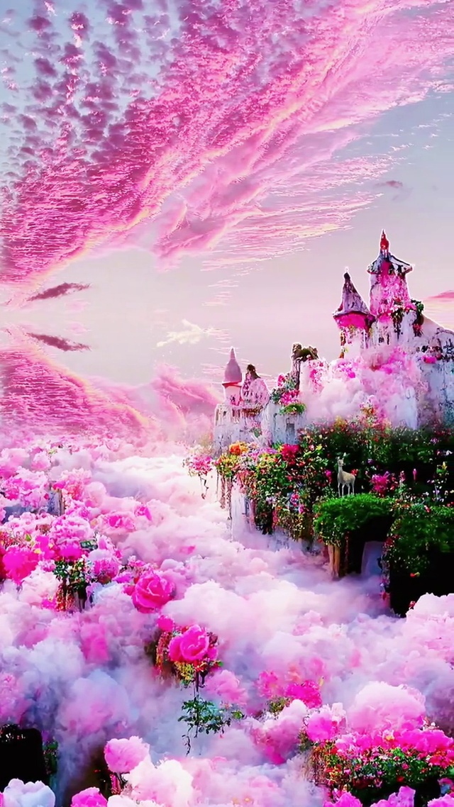 粉色玫瑰城堡