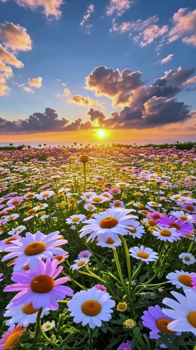 风吹花海