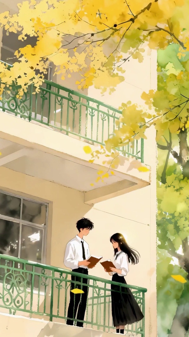 青涩校园治愈风景