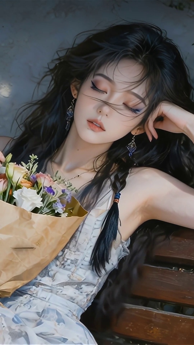 小清新美女高清4k