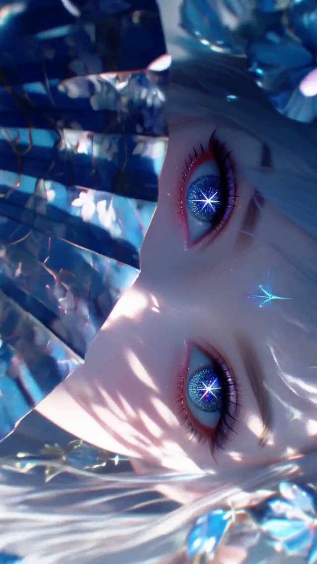 星瞳藏扇 花影入瞳