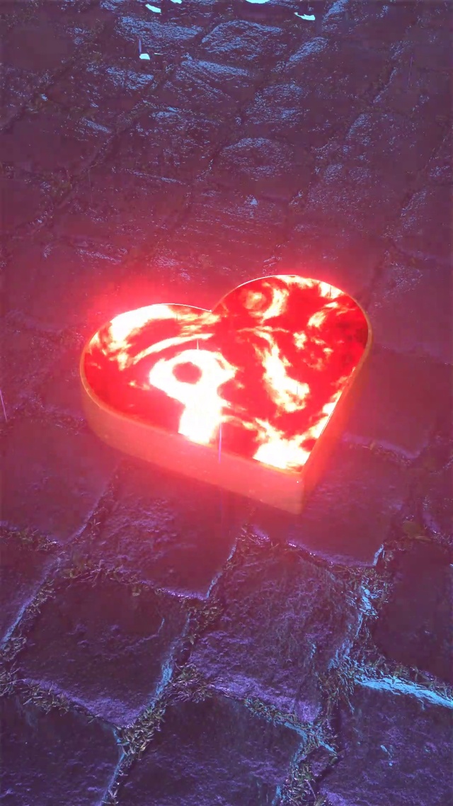 心雨 爱情情侣火火焰