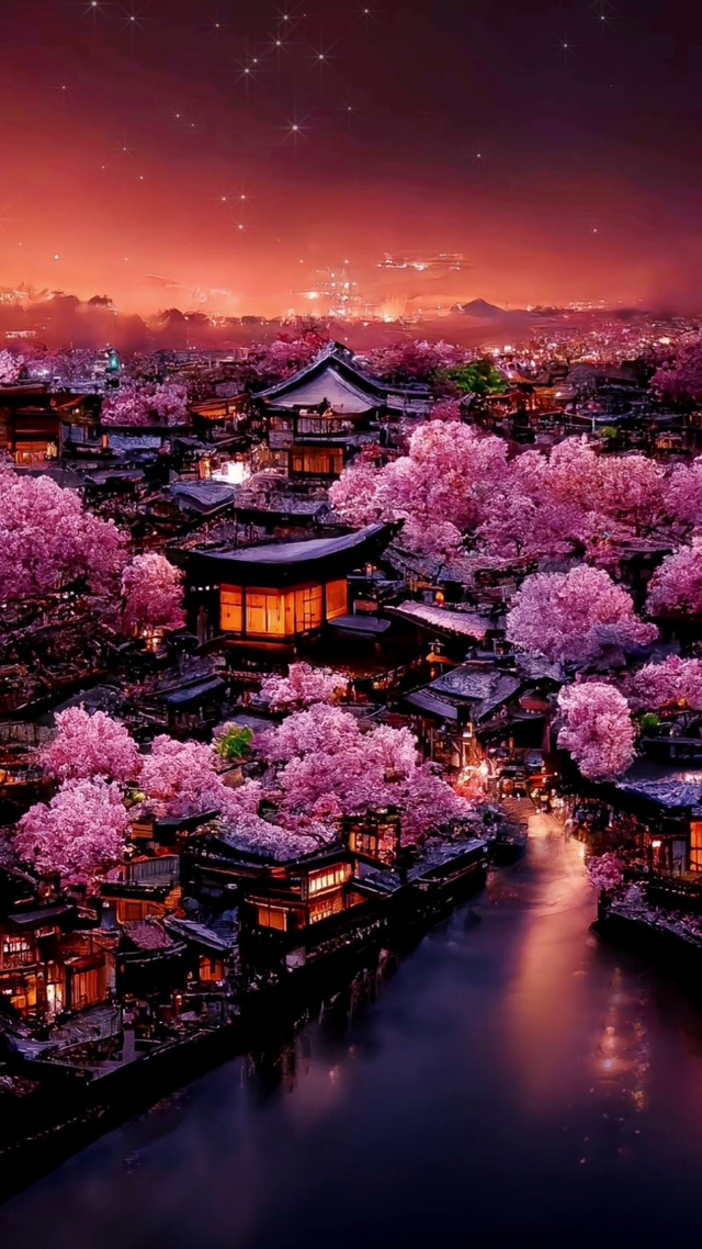 山外小阁楼我乘一叶小舟，放思念随风漂流