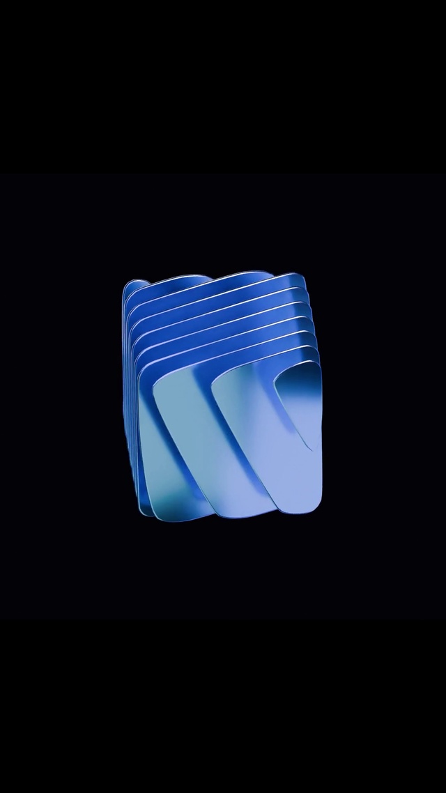 3D科幻旋转立方体