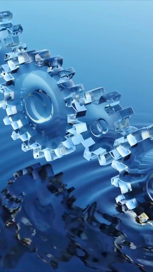 治愈水晶齿轮4K