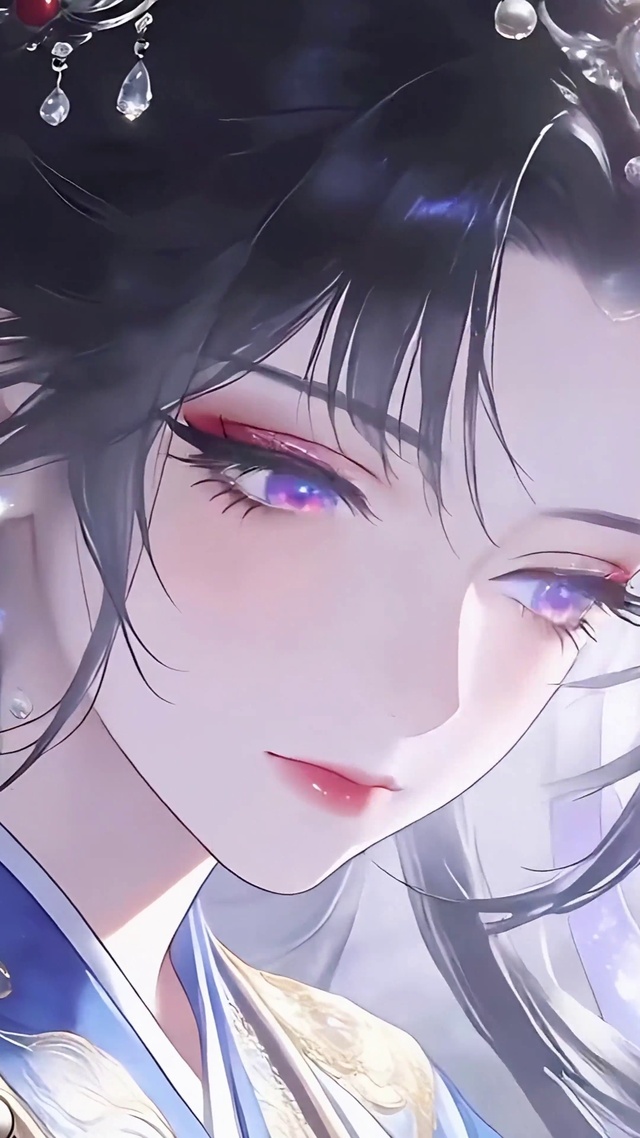 薰衣草秘境古风少女